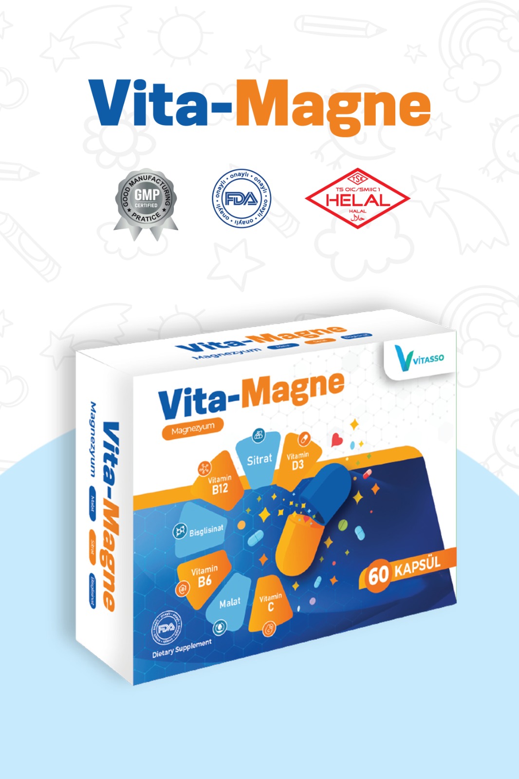 VİTA-MAGNE 60 KAPSÜL
