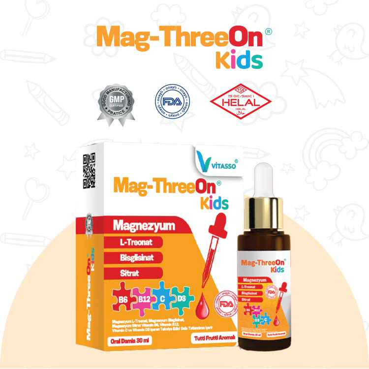 MAG-THREEON Kids 30 ML Damla