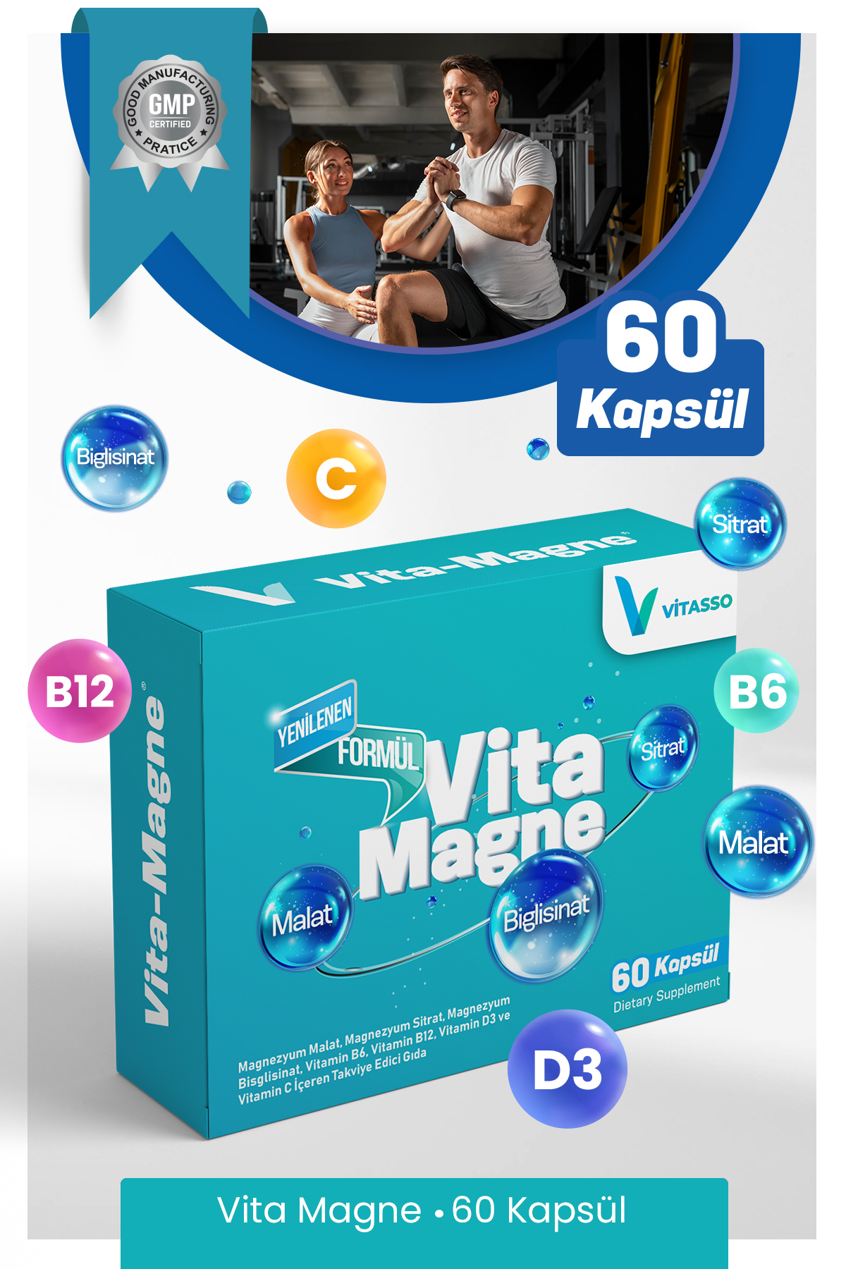 VİTA-MAGNE 60 Kapsül