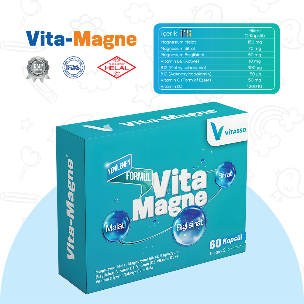 VİTA-MAGNE 60 KAPSÜL